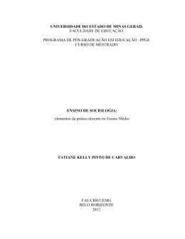 UNIVERSIDADE DO ESTADO DE MINAS GERAIS