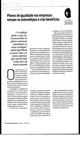 Planos de igualdade nas empresas: romper os estereótipos e