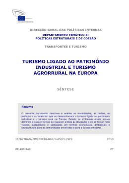 industrial heritage and agri/rural tourism in europe