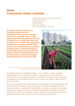 Editorial - Portal de Agricultura Urbana e Periurbana