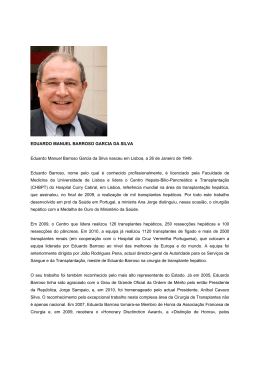 EDUARDO MANUEL BARROSO GARCIA DA SILVA Eduardo