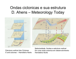 Ondas ciclonicas e sua estrutura D. Ahens – Meteorology