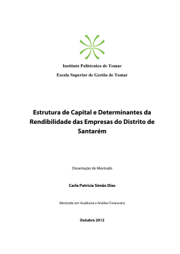Diserta&ccedil;&atilde;o Mestrado - Carla Dias