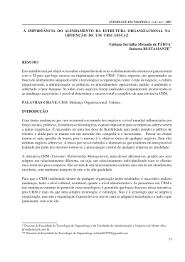 a import&acirc;ncia do alinhamento da estrutura organizacional na