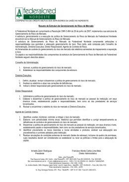 Estrutura Risco de Mercado