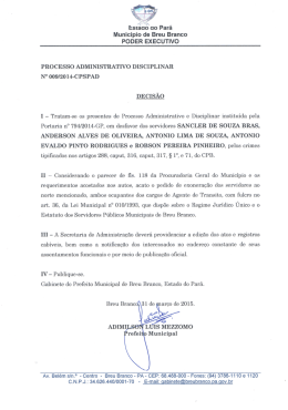 Processo Administrativo Disciplinar