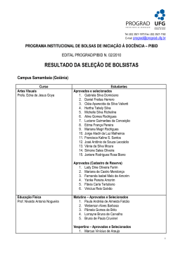 Acesse o edital - Prograd