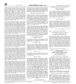 ISSN 1677-7069 - Secretaria de Avia&ccedil;&atilde;o Civil
