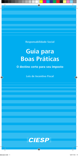 Guia para Boas Pr&aacute;ticas