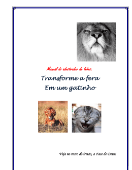 Manual do adestrador de leões em pdf
