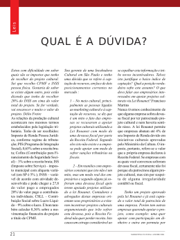 QUAL &Eacute; A D&Uacute;VIDA? - Marketing Cultural