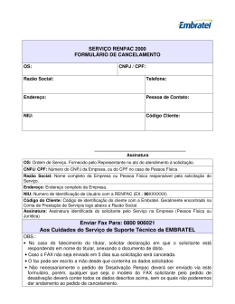Fax - Formulário de Cancelamento [75KB | pdf ]
