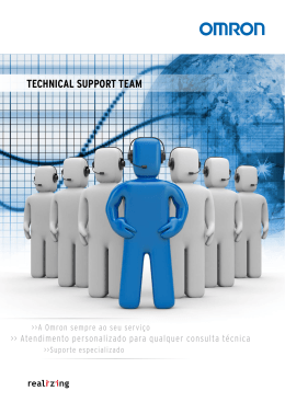 Technical support team - flyer