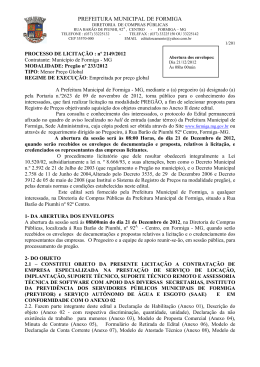EDITAL - Pregao 0233-2012