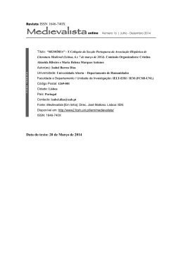 Revista ISSN 1646-740X Data do texto: 20 de Março de 2014