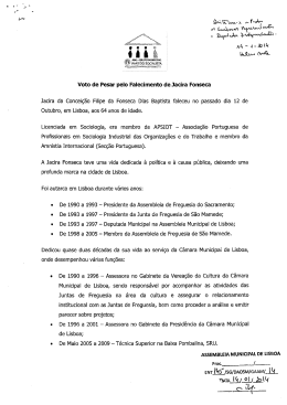 Voto de pesar 1/7 (PS) - Jacira Fonseca