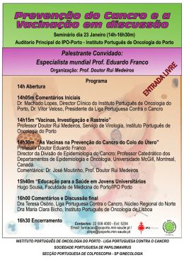 Programa - Portal da Sa&uacute;de