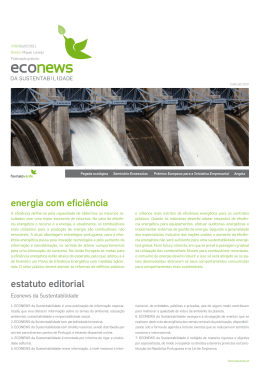 energia com efici&ecirc;ncia estatuto editorial
