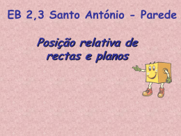 Plano - EB 2,3 de Santo António