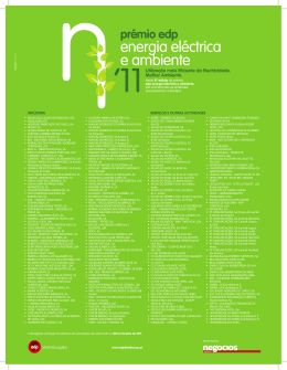 Pr&eacute;mio edp 2011 - Entidades Concorrentes