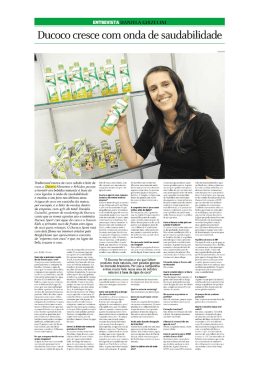 Ducoco cresce com onda de saudabilidade