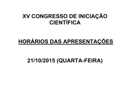quarta-feira - Cat&oacute;lica de Santa Catarina