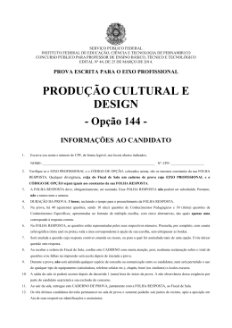 144 - Produção Cultural e Design (Angela e Flávio)