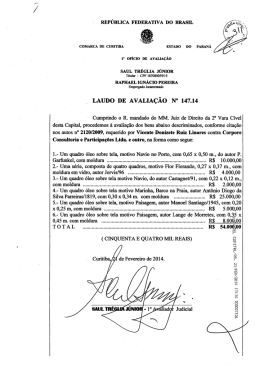 36- Laudo de Avalia&ccedil;&atilde;o