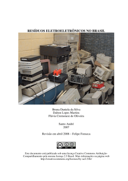 res&iacute;duos eletroeletr&ocirc;nicos no brasil