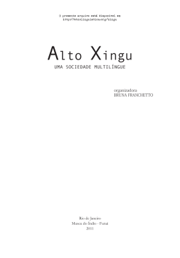 Distinções prosódicas entre as variantes Karib do Alto Xingu