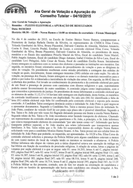 Ata geral de votação e apuração Conselho Tutelar pdf