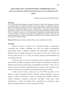 jogos africanos e afro-brasileiros
