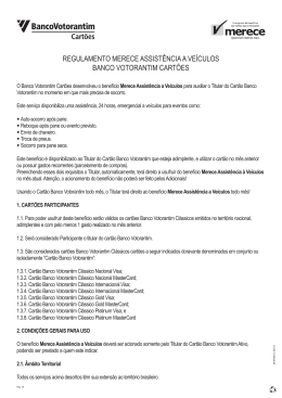 Regulamento Assistência Veículo