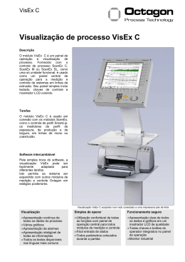 Visualiza&ccedil;&atilde;o de processo VisEx C