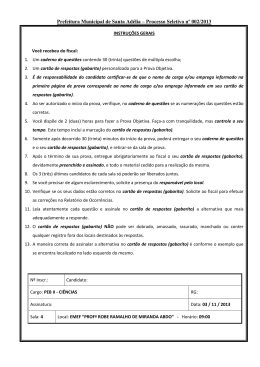 Prefeitura Municipal de Santa Ad&eacute;lia &ndash; Processo Seletivo n&ordm; 002/2013