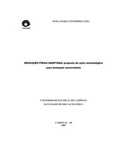 SONIA MARIA TOYOSHIMA LIMA EDUCA&Ccedil;&Atilde;O F&Iacute;SICA ADAPTADA
