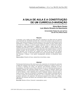 Veja o Artigo - Curr&iacute;culo sem Fronteiras