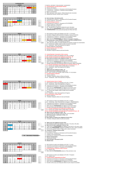 Calend&aacute;rio Acad&ecirc;mico - Faculdade de S&atilde;o Louren&ccedil;o