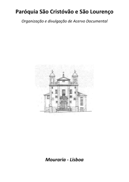 Par&oacute;quia S&atilde;o Crist&oacute;v&atilde;o e S&atilde;o Louren&ccedil;o