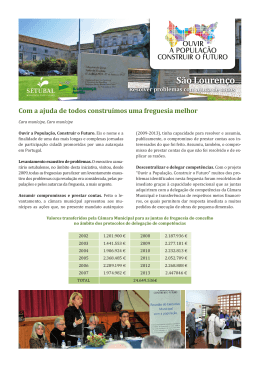 S&atilde;o Louren&ccedil;o - C&acirc;mara Municipal de Set&uacute;bal