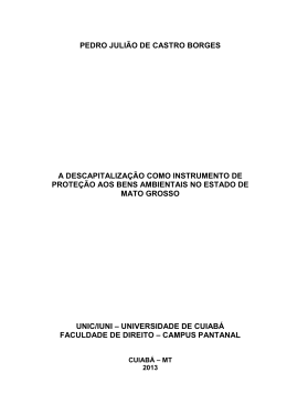 Formata&ccedil;&atilde;o B&aacute;sica: - Direito Ambiental