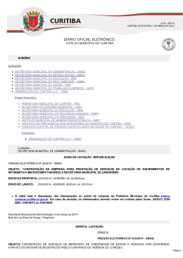 DI&Aacute;RIO OFICIAL ELETR&Ocirc;NICO