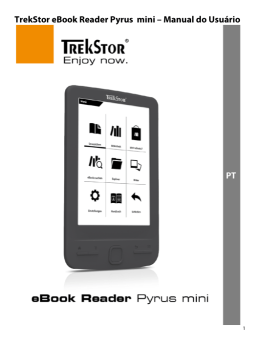 Manual do Usuário - eBook Reader Pyrus
