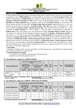 Edital - Super Vestibular