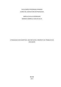 faculdades integradas ipiranga curso de licenciatura em pedagogia