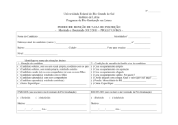 Ficha de Isen&ccedil;&atilde;o