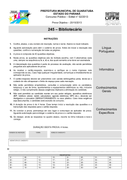 Prefeitura de Guaratuba &ndash; 2013| Organizadora