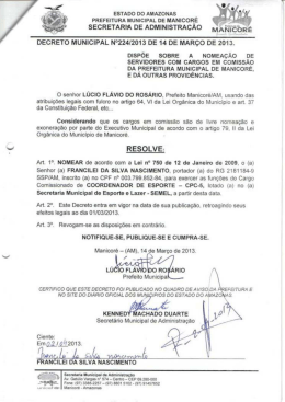 NOMEACAO DE FRANCILEI DA SILVA NASCIMENTO SEMEL