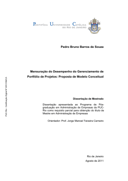 Pedro Bruno Barros de Souza Mensuração do - Maxwell - PUC-Rio