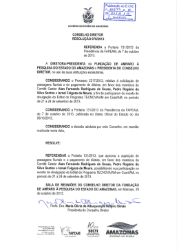 Pubtica&ccedil;&agrave;o no D O E